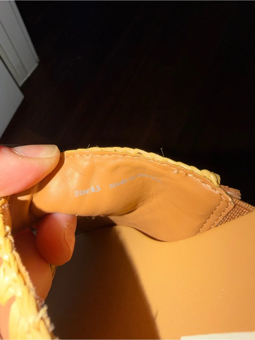 Dolce Vita Tan and Cream Double-Buckle Slide Sandals